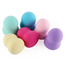 6 шт./компл. в использовании профессиональное красочное для макияжа в форме тыквы спонж для макияжа порошок BB крем Foudation Румяна косметический пуф