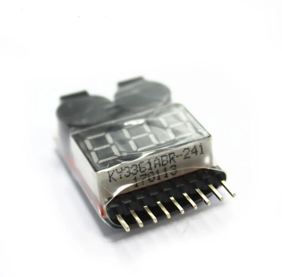 RC airplane lithium battery measuring device BB low voltage alarm 18s