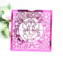 Карманные лазерные вырезы на заказ Ганеш свадебные карточки