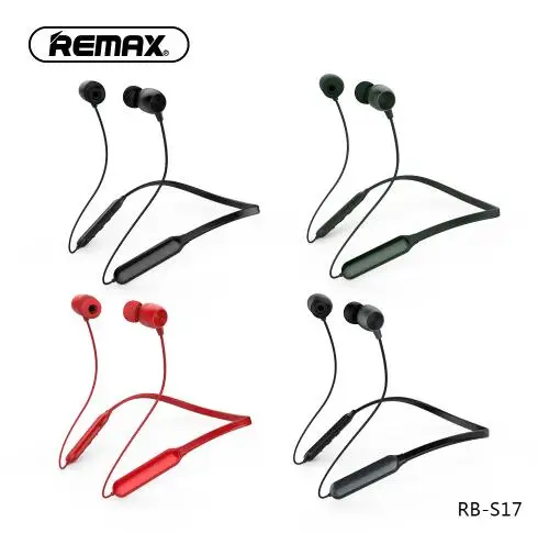 

Remax RB-S17 Bluetooth Neck Wear Sports Casual Headphones Sports Bluetooth Voice Noise Reduction Headphones for Smatphones