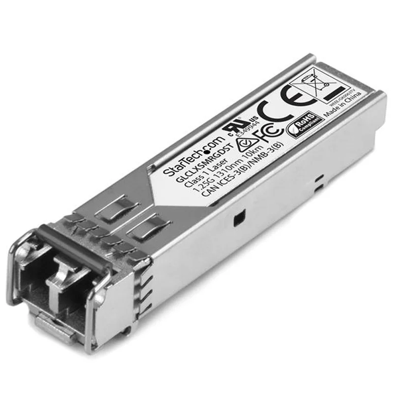

StarTech.com Transceptor de Fibra SFP 1Gb 1000Base-LX - Compatible Ciso GLC-LX-SM-RGD - Mini GBIC Monomodo LC 10Km DDM, 1250 Mb
