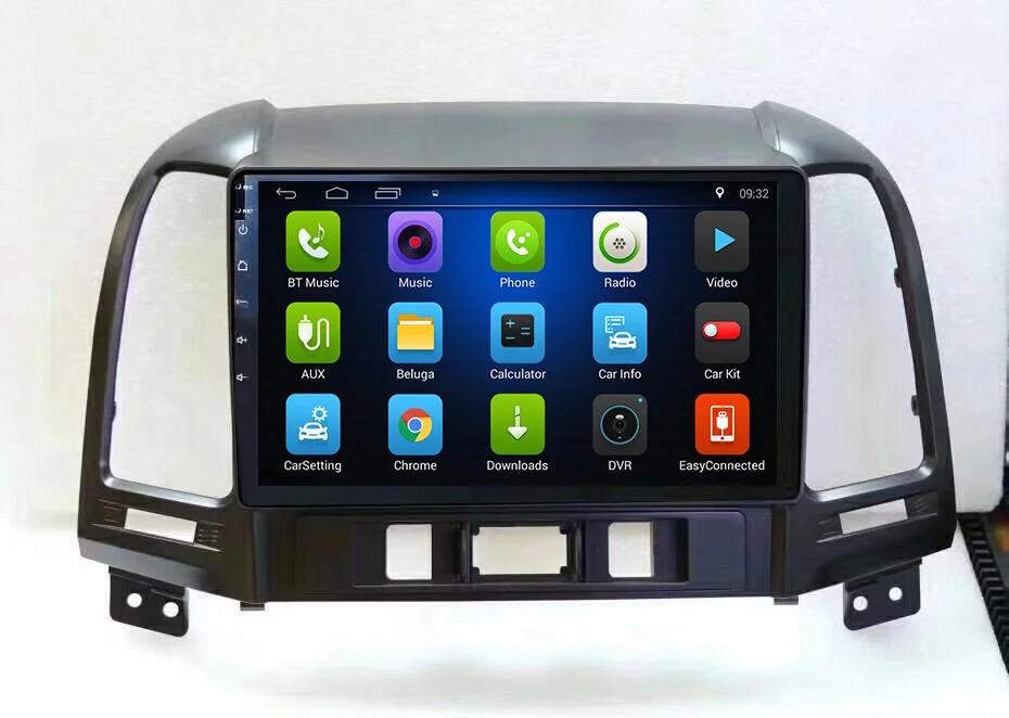 Sale Nedehe 9 inch 2G+32G Android 8.1 car dvd gps navigation for HYUNDAI SANTA FE santafe 2006 2007 2008 2010 2011 car radio stereo 1