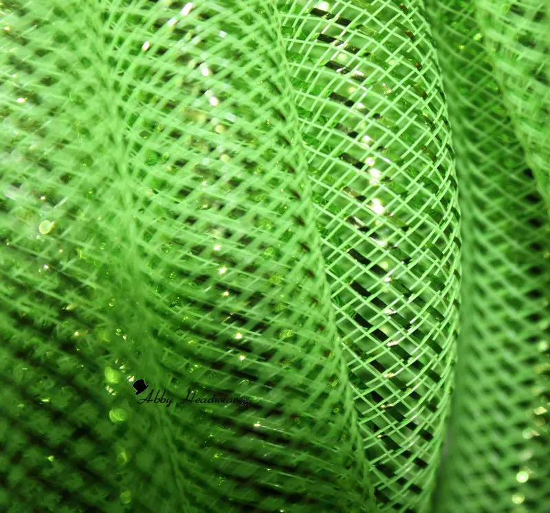 

Metallic Neon Green Cyberlox Tubular Crin 16mm 60yard Free shipping