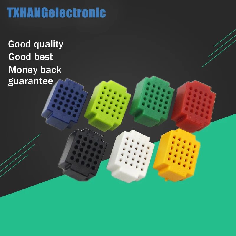 

7pcs Mini 25 Points Breadboard Solderless Prototype Tie-point For Arduino