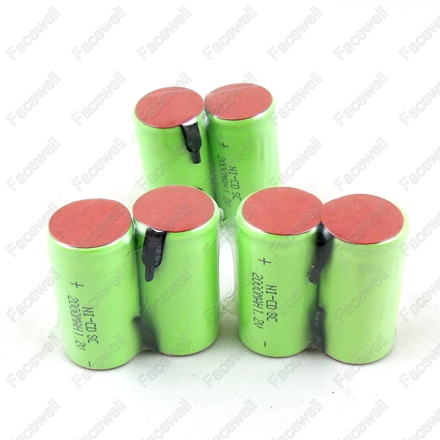 Оригинальные аккумуляторные батареи 10C 20 шт. 2000 мА/ч 1 2 В ni cd nicd В|rechargeable battery|nicd