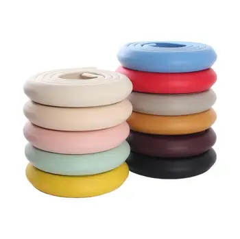 

2M*3.5CM*1.2CM Baby Infant Soft Color Multi-function Thickening Table Desk Bar Corner Protector 10pcs/lot mix