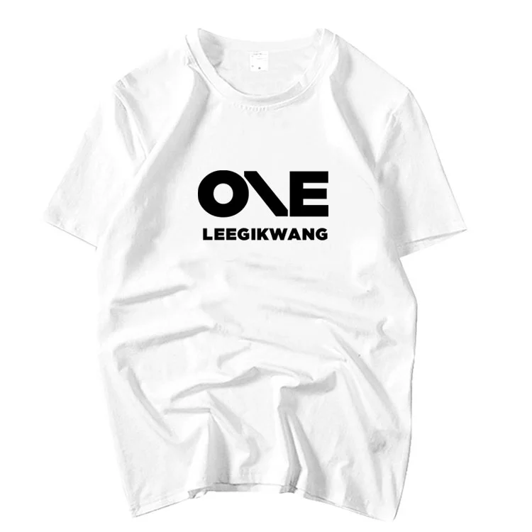 6 Летняя стильная футболка leegikwang album one с круглым вырезом и короткими рукавами kpop, свободная футболка унисекс, модная футболка «Розовая пантера» - Цвет: 6