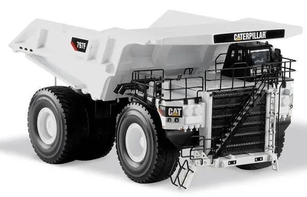 Аксессуары для горных работ модель 1:50 CAT 797F белая|mining truck|cat mining truckstruck cat |