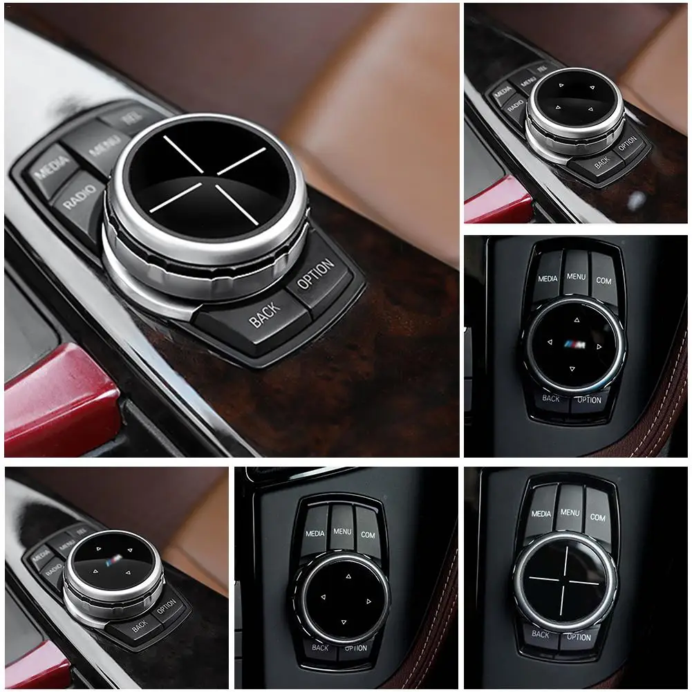 Multimedia Idrive Modification Button Cover Knob For BMW X1 / X3 X5 X6 1/ 2/ 7/ 3 /5 Series Car Accessories | Автомобили и