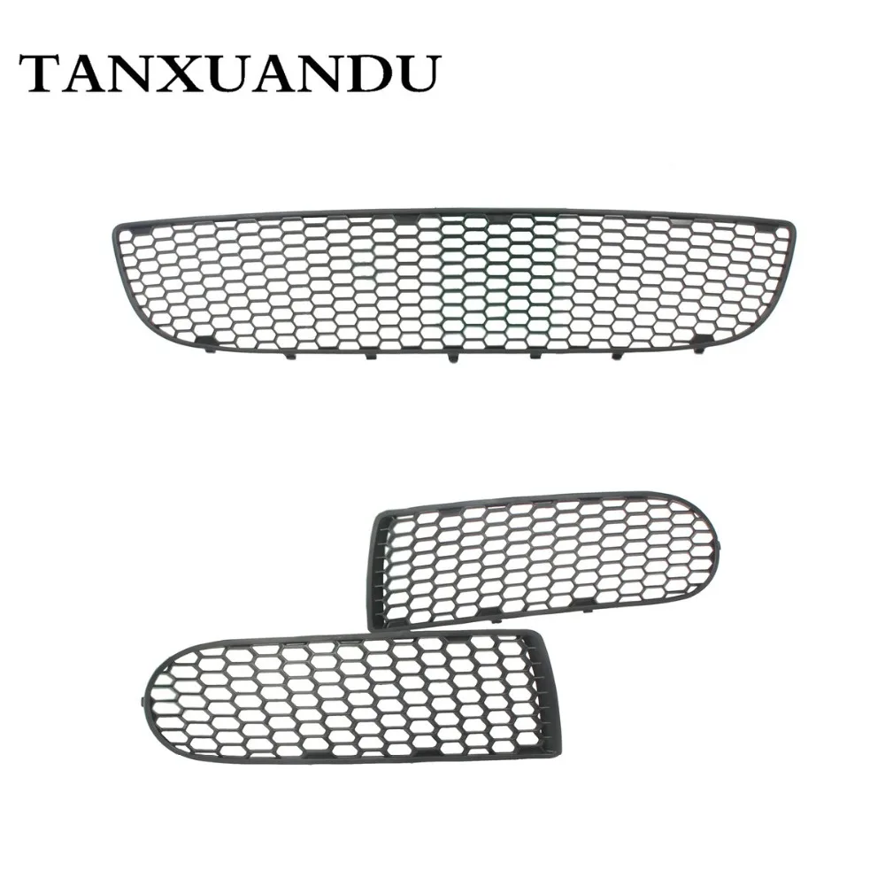 Передний бампер Нижняя сотовая решетка и воздухозаборник без отверстия Гриль Набор для VW New Beetle 2005-2010 1C0807683H 1C0807681H 1C0807684A