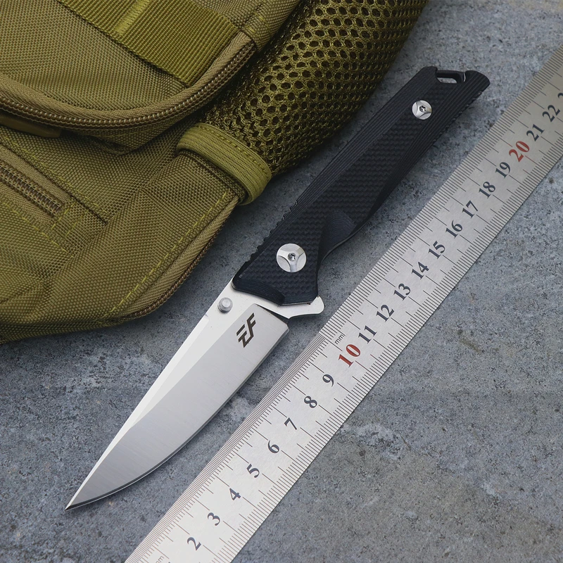

EF31 flip folding knife ball bearing D2 blade G10 handle outdoor camping multi-purpose hunting EDC tool