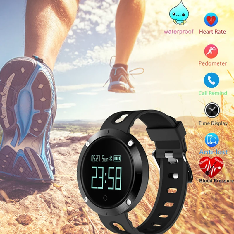 

New Bluetooth Sports smartband Wristband Heart Rate Smart Band Blood Pressure Monitor Heart Rate smart bracelet PK mi band 2#C0