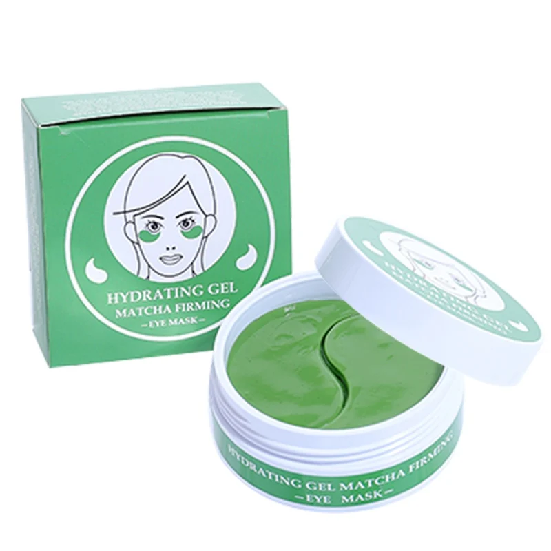 Green tea Маска для глаз водоросли гель увлажняющий избавляющий от темных кругов анти-отечность укрепляющая кожа маска для глаз зеленый чай розовый бамбуковый уголь - Цвет: Green tea
