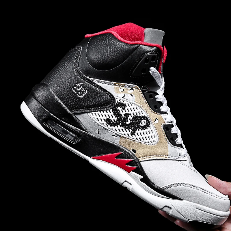 Professional Basketball Shoes High Top Quality Men Outdoor Sneaker Air Retro Sports Boots Jordan 2018 New Hot Breathable Trend 5 Professional Basketball Shoes High Top Quality Men Outdoor Sneaker Air Retro Sports Boots Jordan 2018 New Hot Breathable Trend 5