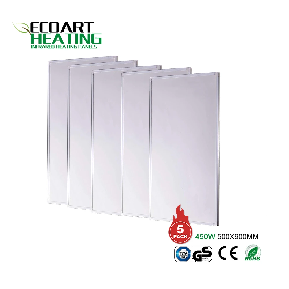 Slimline Electric Wall Mounted Panel Heater Home Heating Eco Friendly