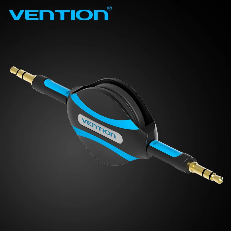 

Vention Retractable Aux Cable 3.5mm Male to Male Auxiliary Stereo Jack Audio Cable For phone Car Sumsung Mp3 p4 Laptop Aux Wire