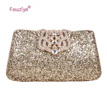 Fawziya V Tasche Bling Crown Glitter Geldbörsen Und Handtaschen Für Frauen Abendtasche