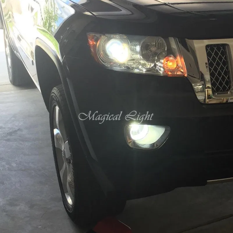 Светодиодный противотуманный светильник H10 2 шт. 880 881 DRL H8 H11 PSX24W для Jeep Grand Cherokee Dodge