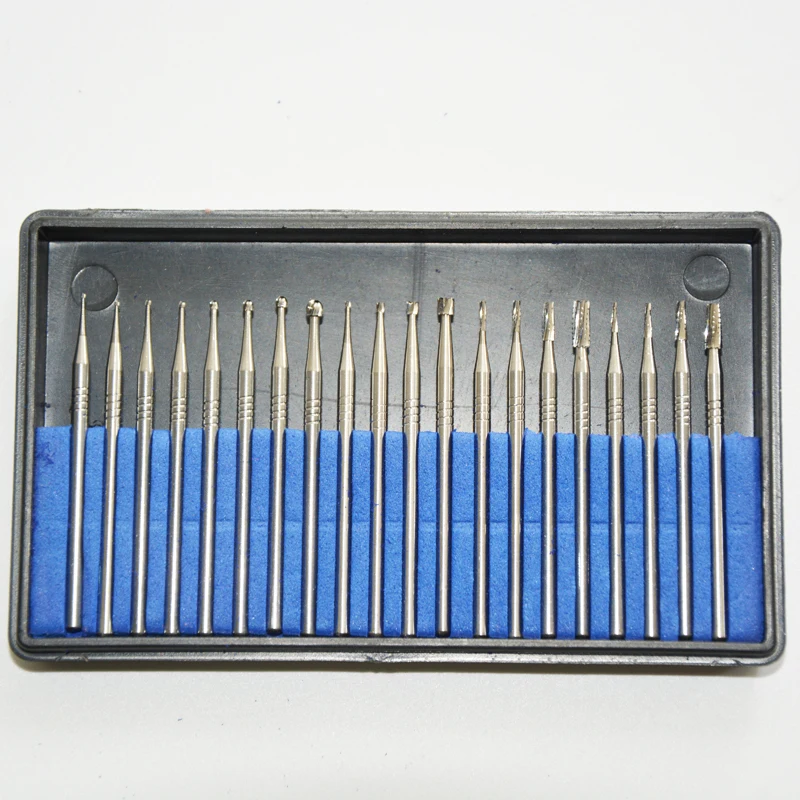 20pcs/box Dental polishing burs Popular HP Tungsten carbid burs kit for ...