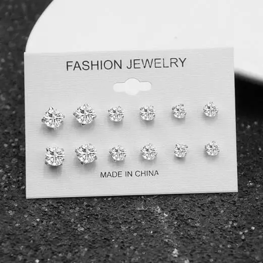 Us 0 46 26 Off E0126 Fashion Mixing Crystal Simluated Pearl Stud Earrings 6 Pair Set Shiny Lots Of Jewelry For Women S Whole In Us 0 46 26 Off E0126 Fashion Mixing Crystal Simluated Pearl Stud Earrings 6 Pair Set Shiny Lots Of Jewelry For Women S Whole In