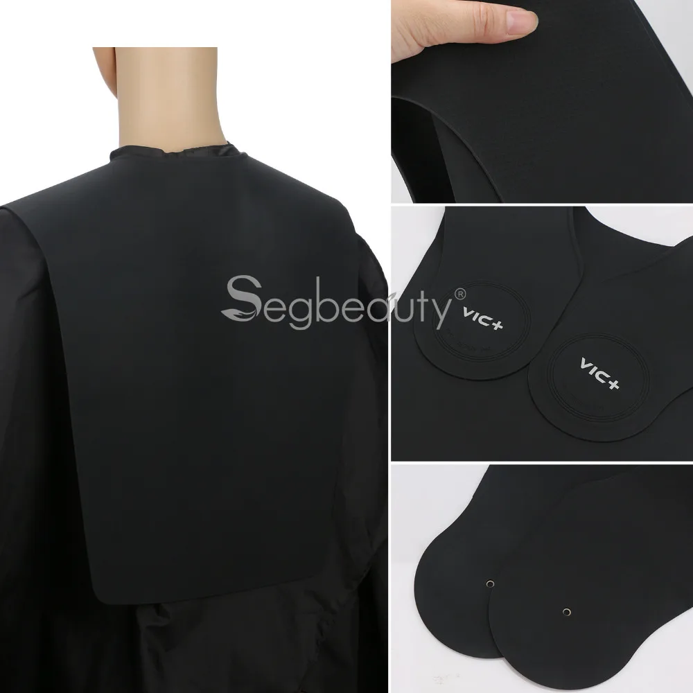 Goedkoop Kapsalon Stylist Snijden Langer Kraag Zwart Rubber Hals Wrap Neck Guard voor Kapsel Haarverf Professionele Haar Snijden Gereedschap