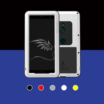 

For Sony Xperia XZ3 XZ2 Case Shockproof Anti-fall Protective Shell For Sony Xperia XZ2 Compact Cover Case + Tempered glass