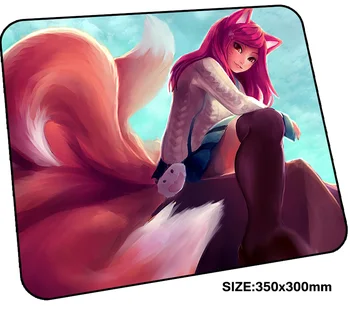 

Ahri pad mouse computador gamer mause pad 350x300mm padmouse cute mousepad ergonomic gadget New arrival office desk mats