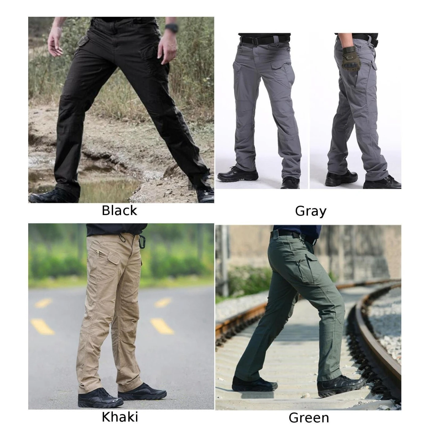 Популярные мужские брюки повседневные удобные износостойкие военные ...