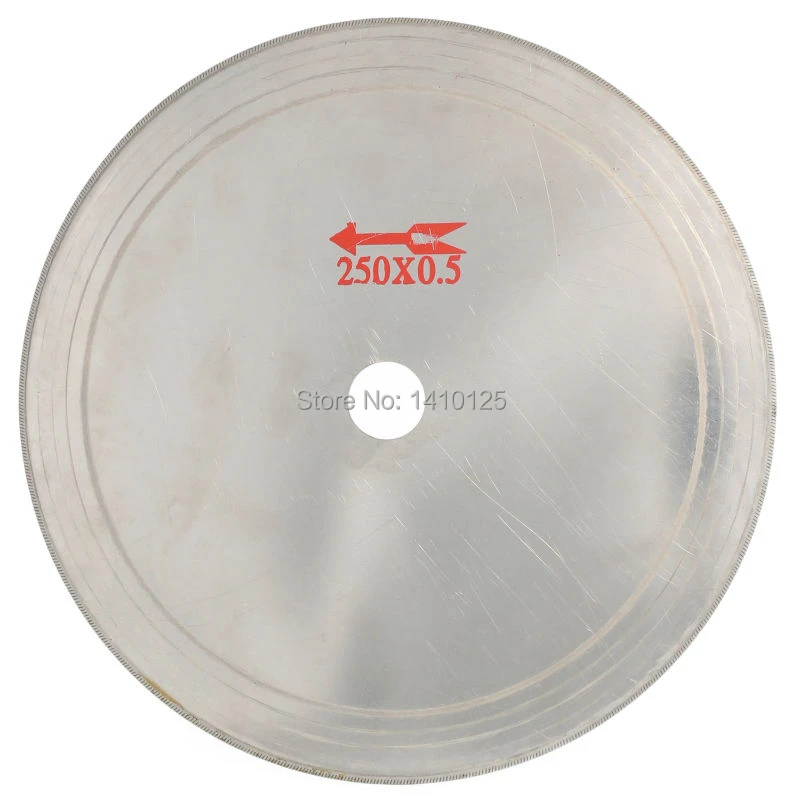 8/" inch Arbor 25mm Ultra-thin Diamond Saw Blade Lapidary Cutting Disc 0.65mm Rim