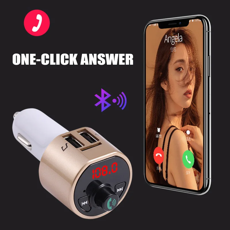 FM передатчик Bluetooth Handsfree Car Kit многофункциональный MP3 плеер с двойным USB зарядным