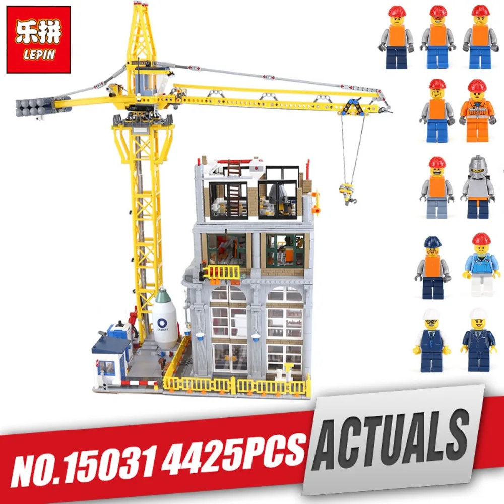 Lepin 15031 4425Pcs Genuine MOC Series The Classic Construction site Building Blocks Bricks legoing Toy Model as Christmas Gifts