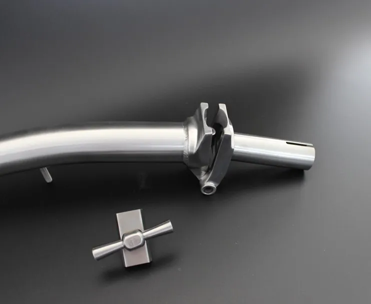 TITANIUM S M P stem 25.4mm handbar fit for Brompton Bike