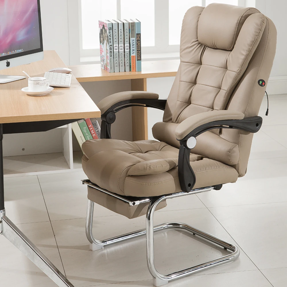 

Leather Office Executive Office Chair Armrests Office Chair Recliner Computer Gaming