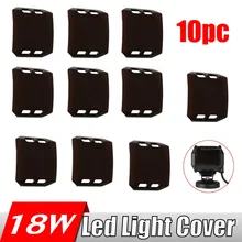 10Pcs Snap On Dust Proof Protective Cover 4x4 Amber Clear Black Red Green Blue Color Shell