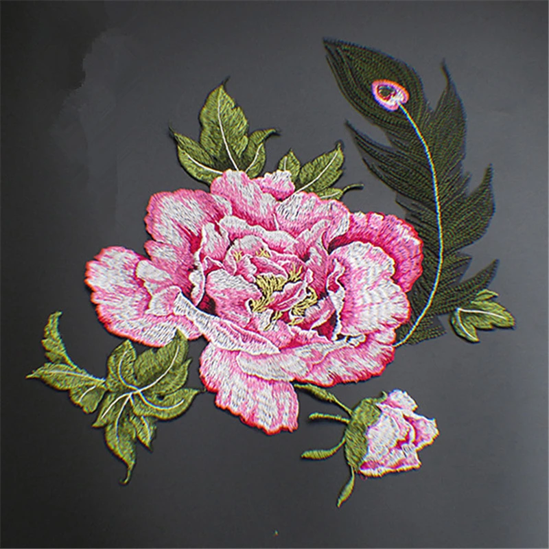 2pclot sew on embroidery patch flower applique patches for clothing 2pclot sew on embroidery patch flower applique patches for clothing