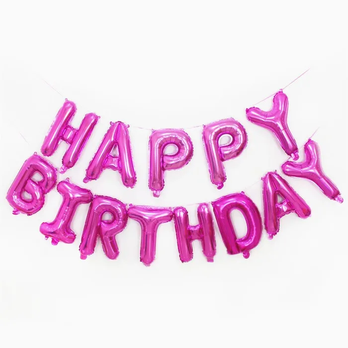 13 шт. фольгированные воздушные шары с надписью «Happy Birthday», подарок для мальчиков, гелиевые воздушные шары, украшения для дня рождения, Детские воздушные шары - Цвет: HappyBirthday H05