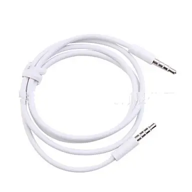 1000pcs lot New coming Jack 3 5mm Male to male Audio Extension Cable 1M Extended for iphone 3 4 4s 5 5s 5c 6 6 plus Headphone