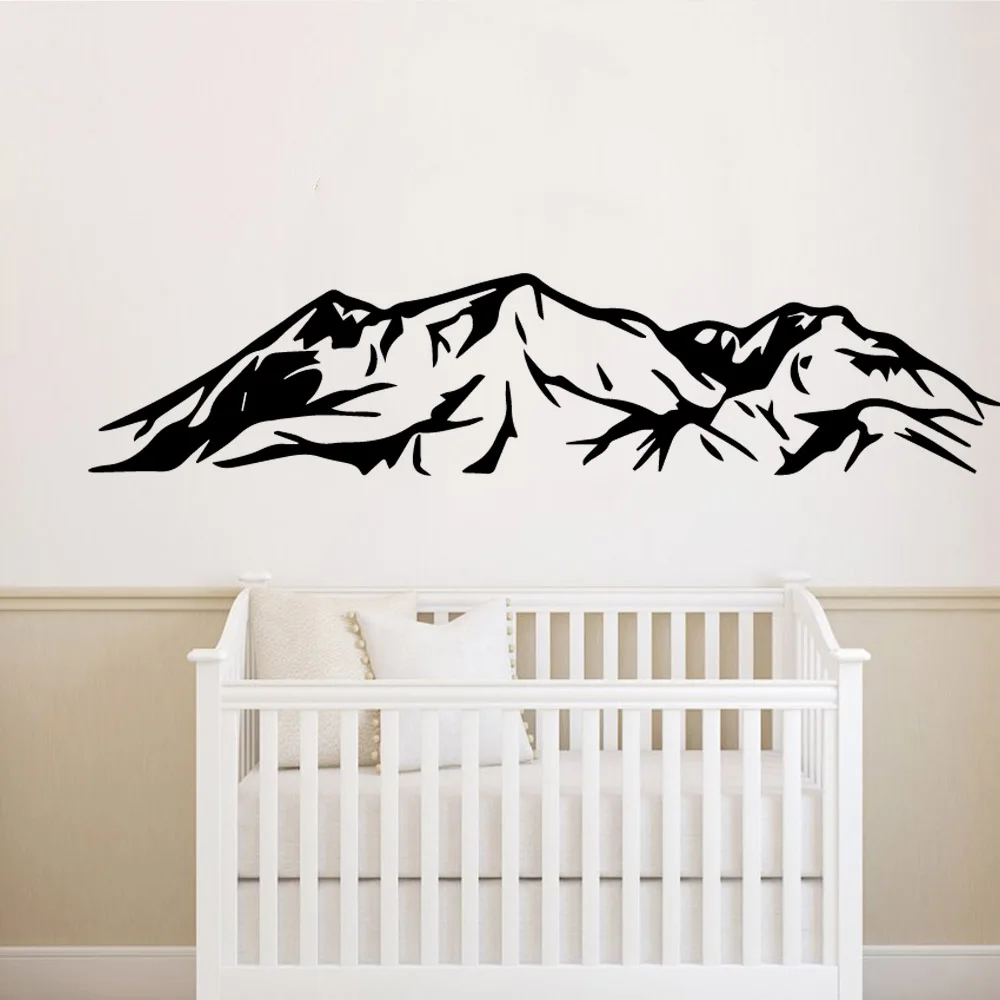 

Funny mountains Family Wall Stickers Mural Art Home Decor For Kids Rooms Diy Home Decoration Decal Creative Stickers