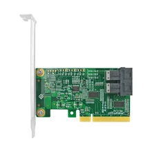 Linkreal 2 порта PCIe 3,0x8 для адаптера NVMe SFF-8643