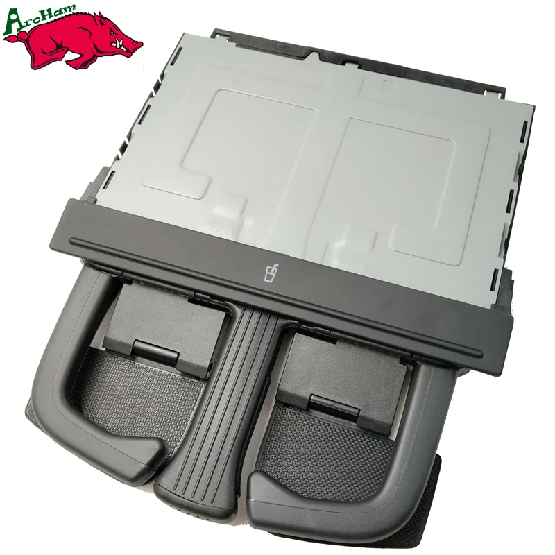 Aroham NEW Rear Armrest Fold Cup Holder For AUDI A4 A5 A6 Q5 VW Jetta