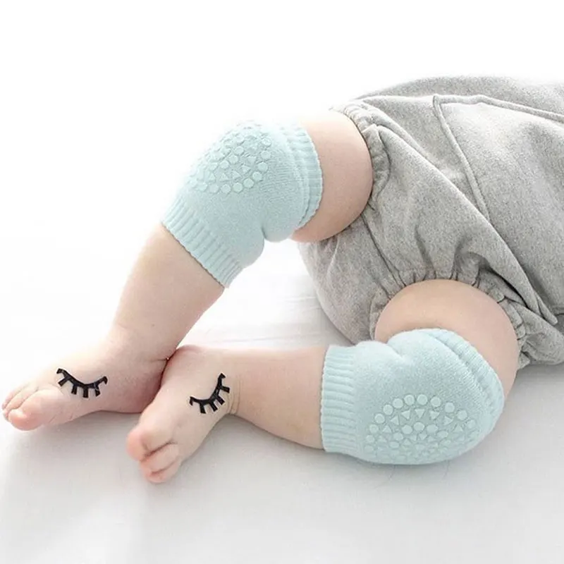 Детские Нескользящие защитные наколенники для ползания с буквами, мягкие защитные детские носки, Товары для малышей