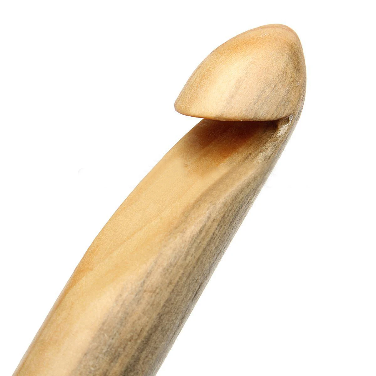 1 x 20/25mm New Bamboo Handle Crochet Hook Weave Sweater Yarn Craft Knitting Needle