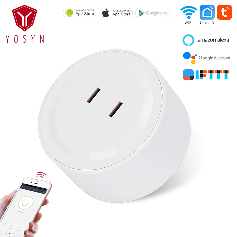 

YOSYN Mini Smart Power Socket Plug Outlet Wireless Electrical Switches Timer Switch Power Socket Smart Plug Socket Adaptor Japan