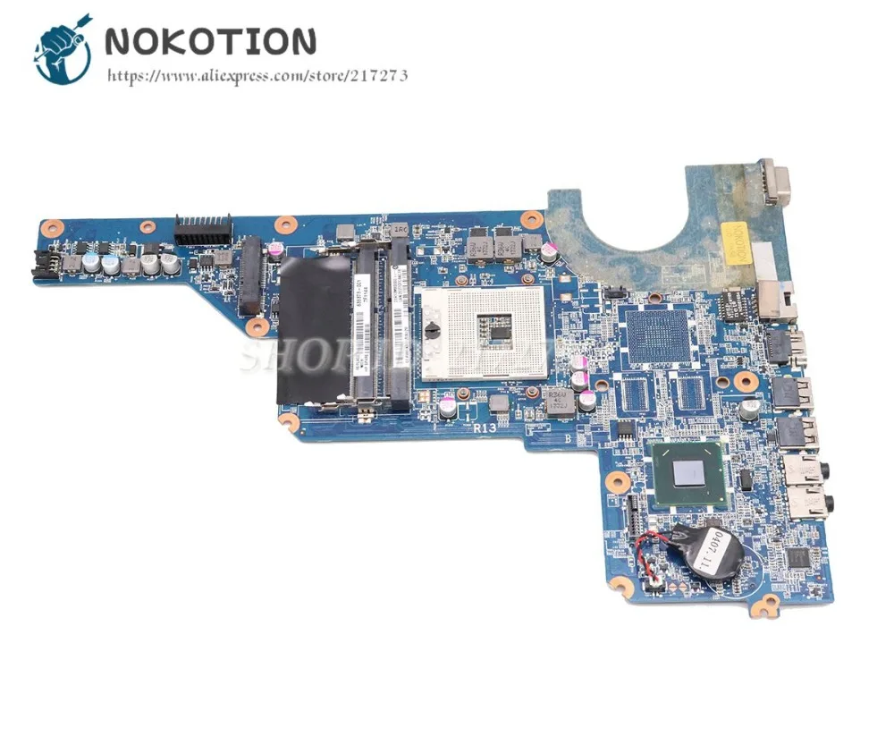 Материнская плата NOKOTION 636373-001 для ноутбука HP G4-1000 G6 G7 материнская DA0R13MB6E0 HM65 DDR3 UMA |