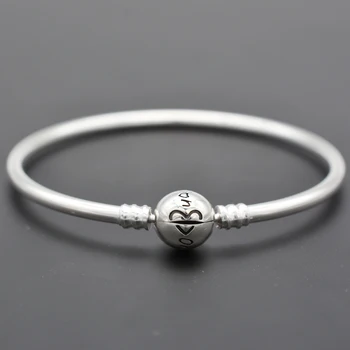 

925 sterling silver classic bracelet round head bracelet for women jewelry