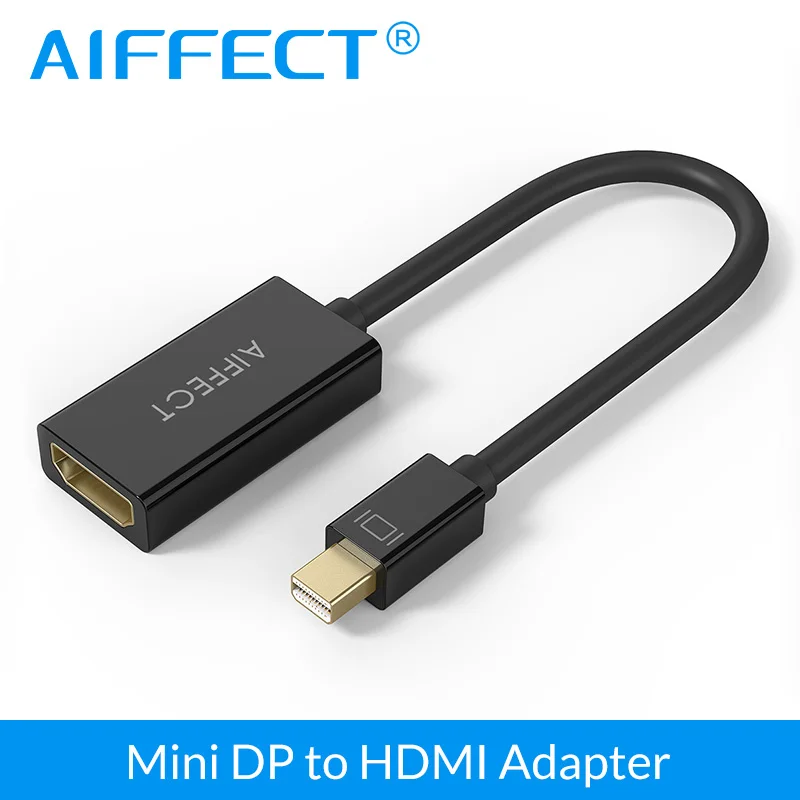 AIFFECT мини адаптер DP к HDMI 2K 4K Мини конвертер Премиум дисплейный Порт Thunderbolt порт
