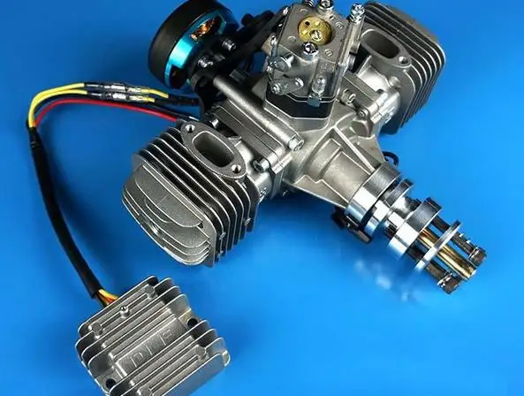 

DLE60CC engine UAV power system (80W),DLE60,DLE 60,DLE 60 CC ,UAV,twin cylinder, two-stroke belt power generation system 80W60CC