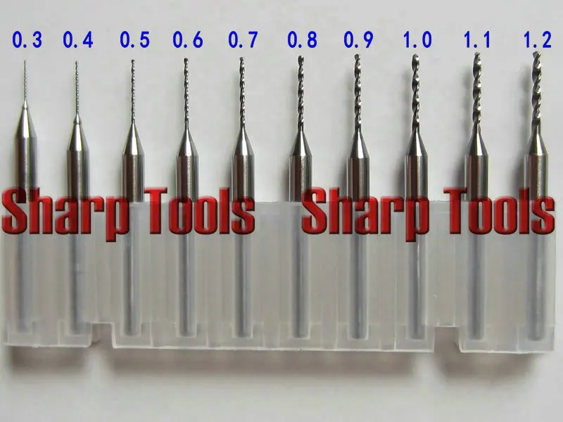 0,3-1,2 мм новые печатные платы сверла, 10 шт. мини биты для печатных плат Набор