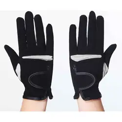 Перчатки для верховой езды из искусственной кожи и лайкры Нескользящие эластичные перчатки для выравнивания дышащие спортивные перчатки