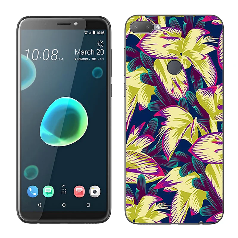 Для HTC Desire 12 + Мягкий ТПУ чехол для телефона 6 0 дюймов Plus необычная нарисованная